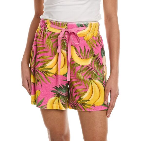 Oscar De La Renta WomensTerry Cloth Short Purple